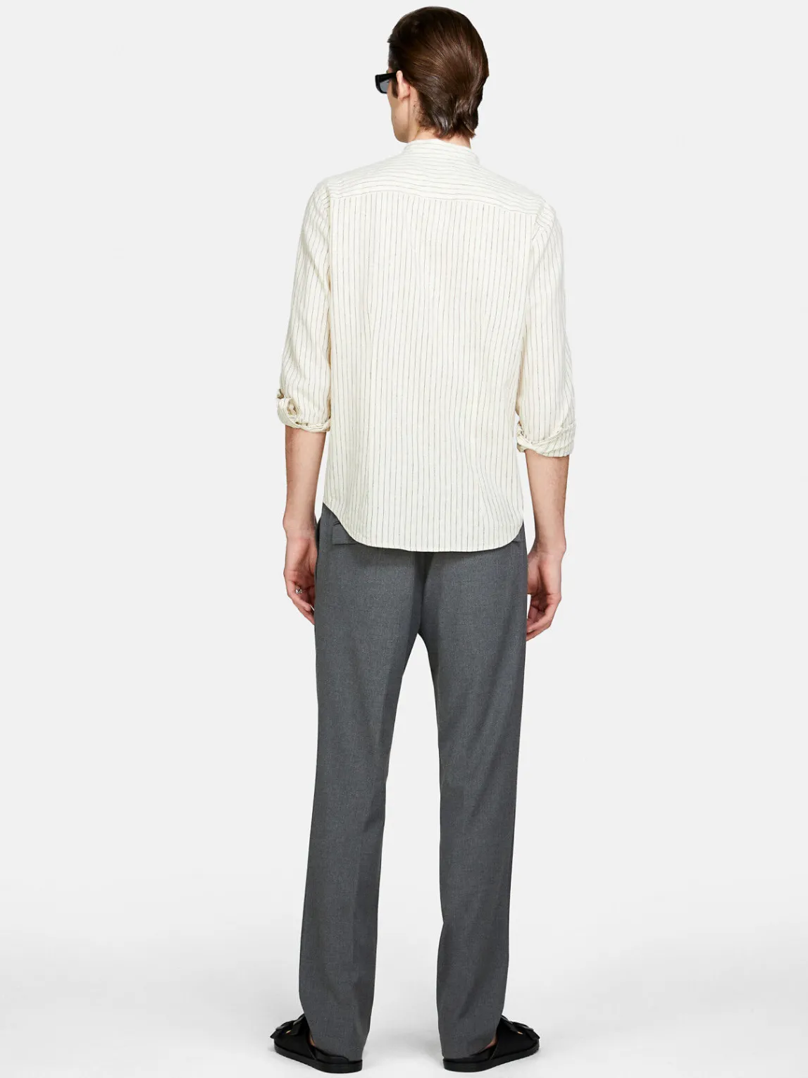 Men Sisley Shirts<Mandarin Collar Shirt