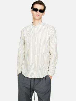 Men Sisley Shirts<Mandarin Collar Shirt