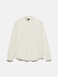 Men Sisley Shirts<Mandarin Collar Shirt