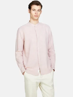Men Sisley Shirts<Mandarin Collar Shirt