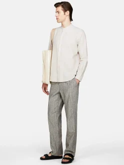 Men Sisley Shirts<Mandarin Collar Shirt