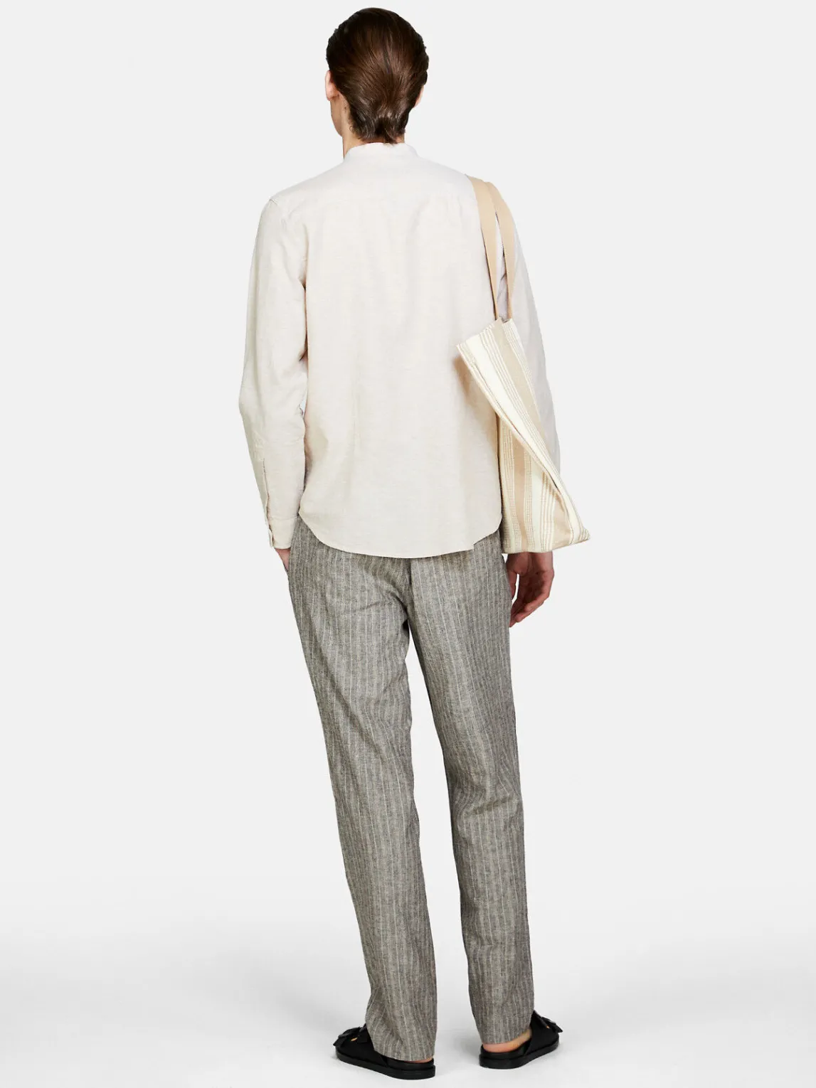 Men Sisley Shirts<Mandarin Collar Shirt