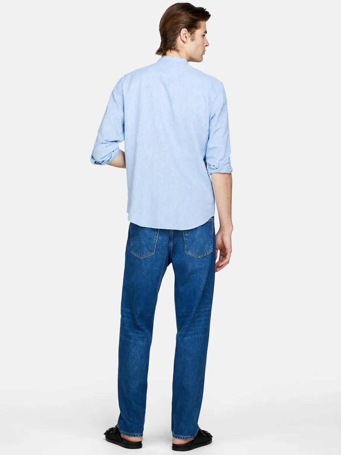 Men Sisley Shirts<Mandarin Collar Shirt