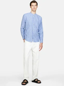 Men Sisley Shirts<Mandarin Collar Shirt