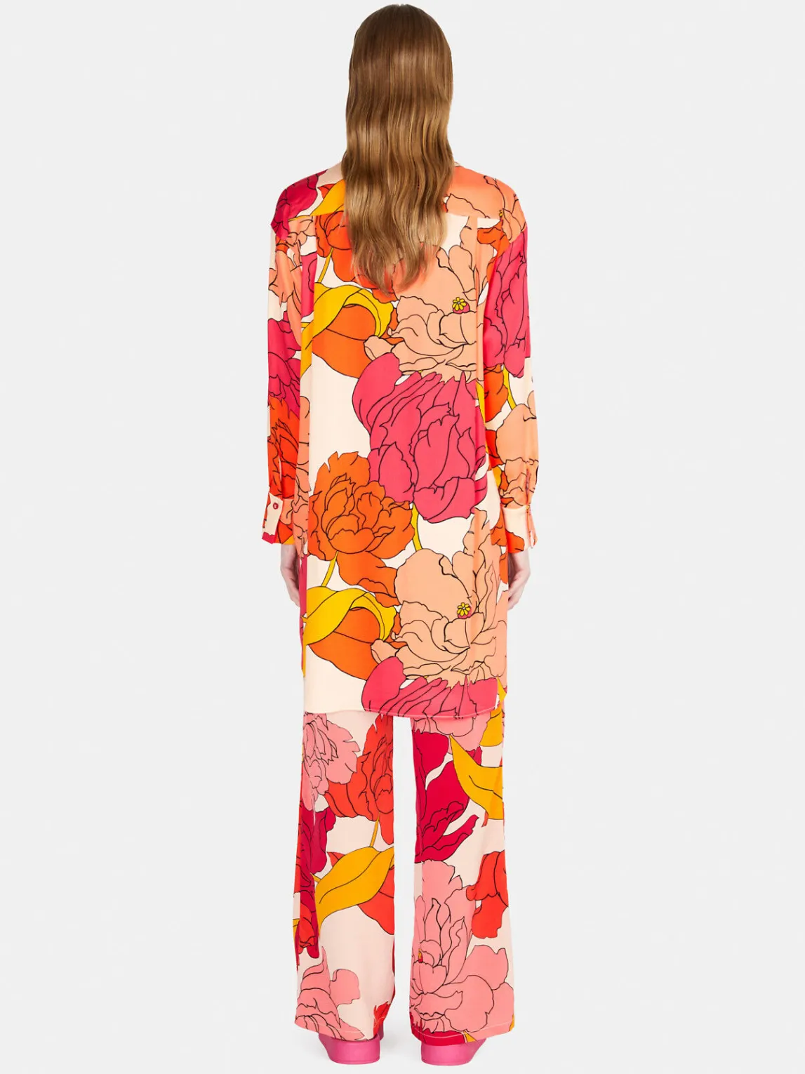 Women Sisley Dresses<Maxi Floral Shirt