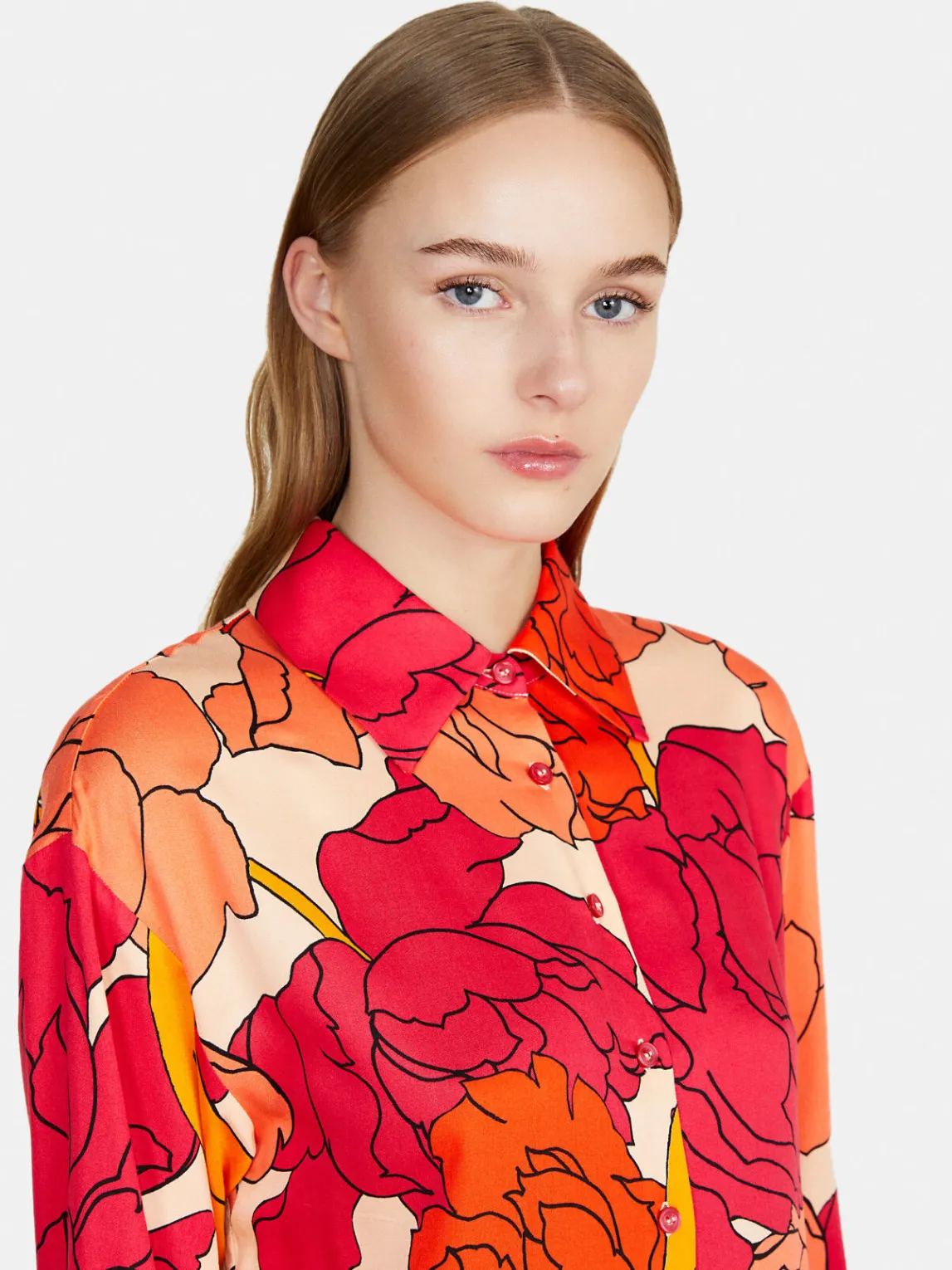 Women Sisley Dresses<Maxi Floral Shirt