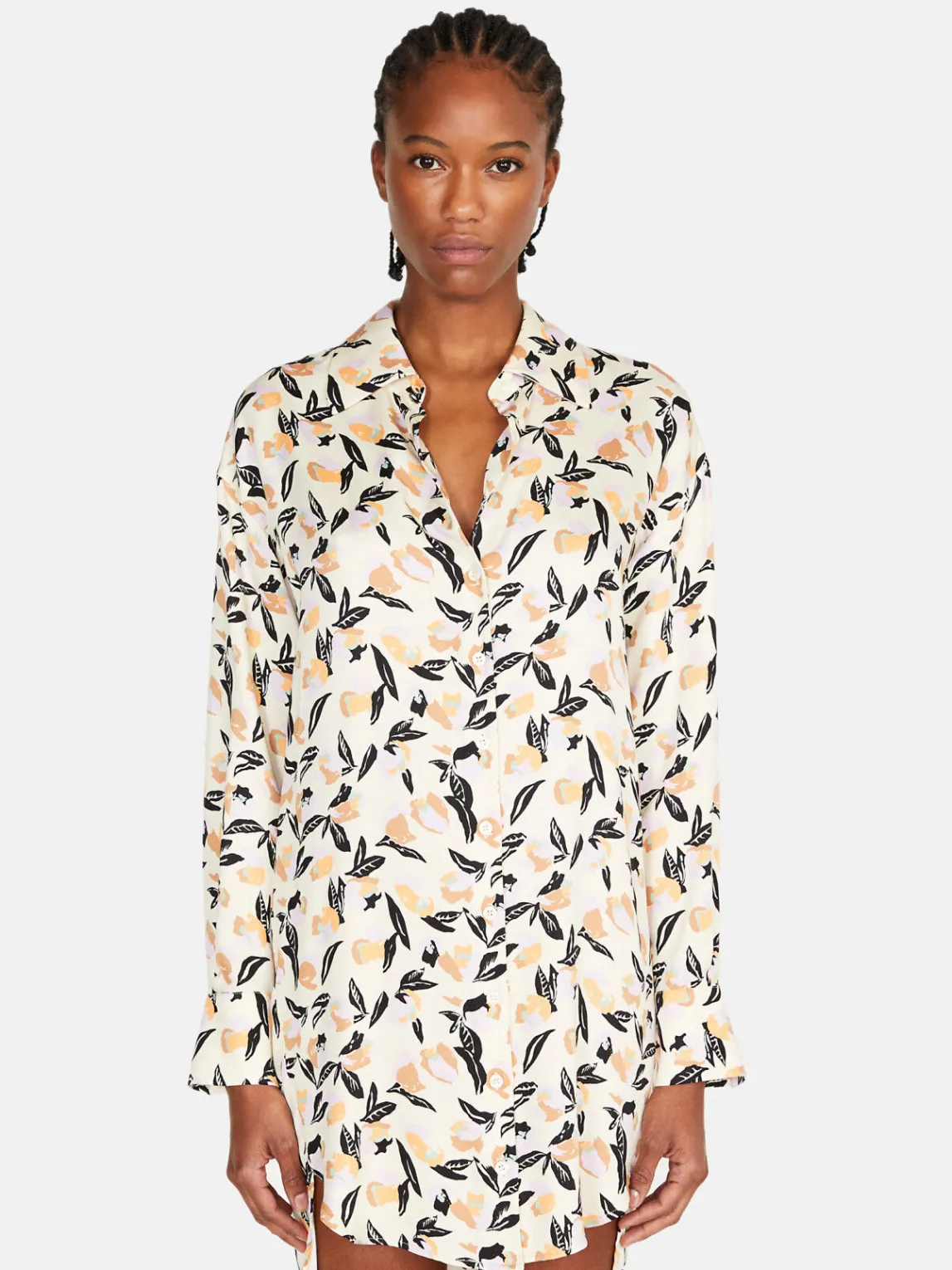 Women Sisley Dresses<Maxi Floral Shirt