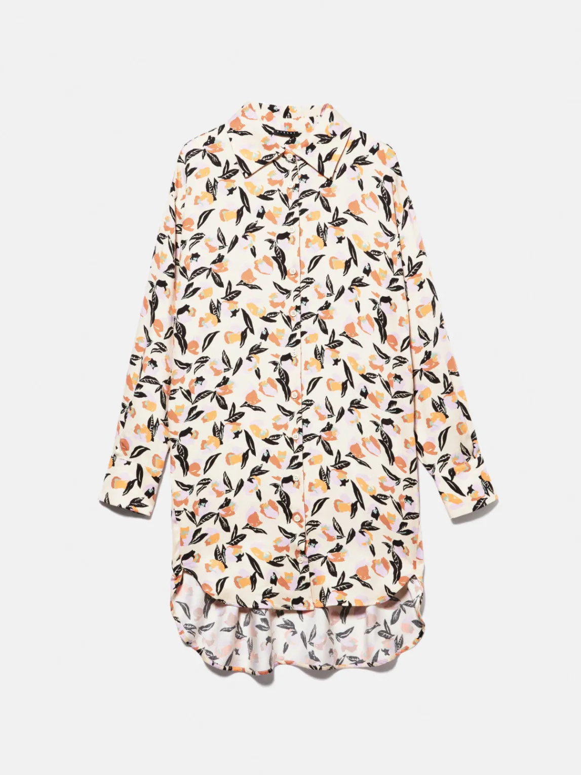 Women Sisley Dresses<Maxi Floral Shirt