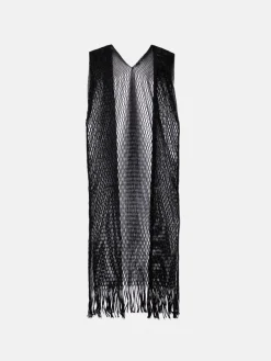 Women Sisley Accessories<Mesh Vest With Fringes