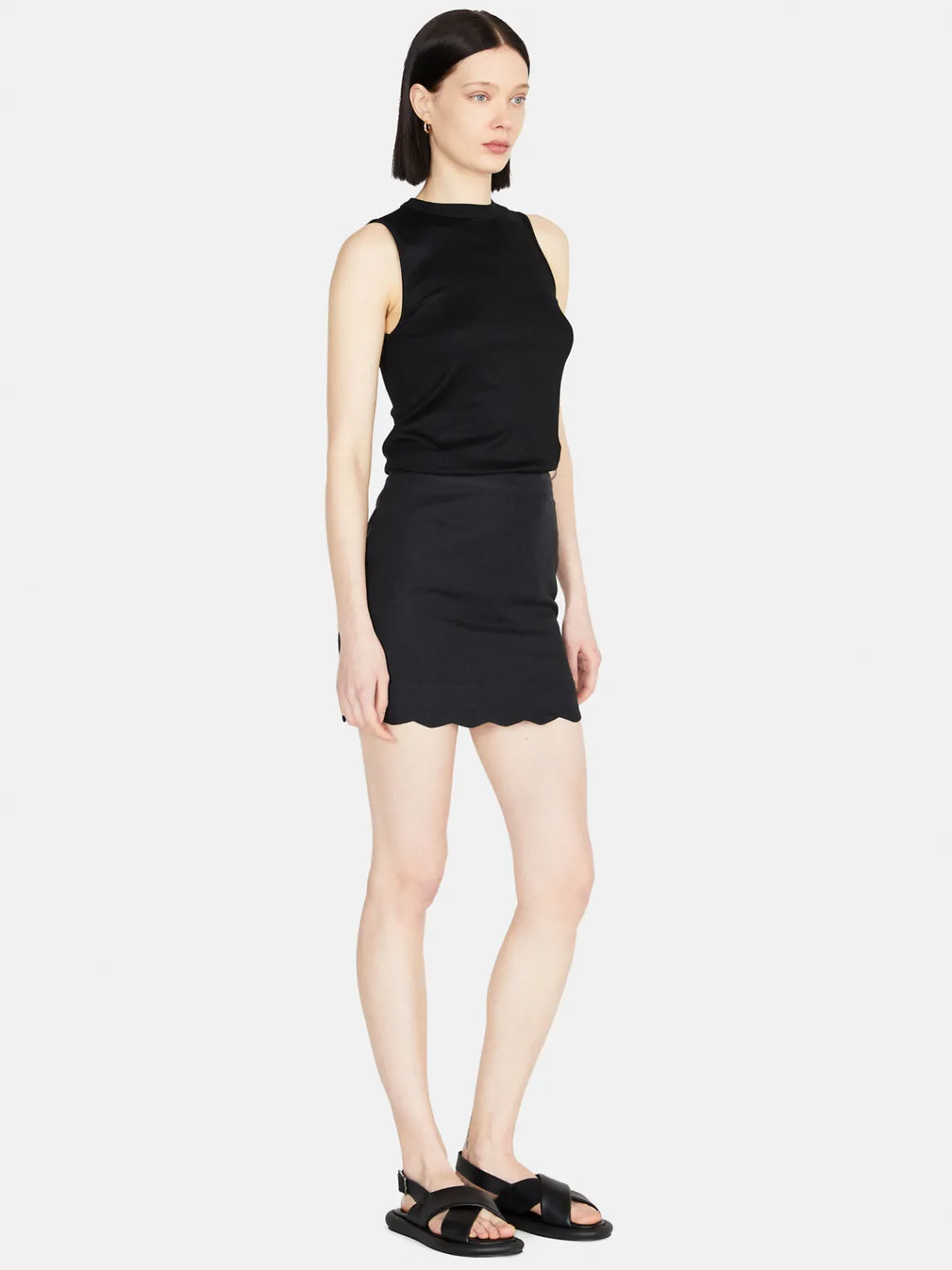 Women Sisley Skirts<Mini Skirt In Linen