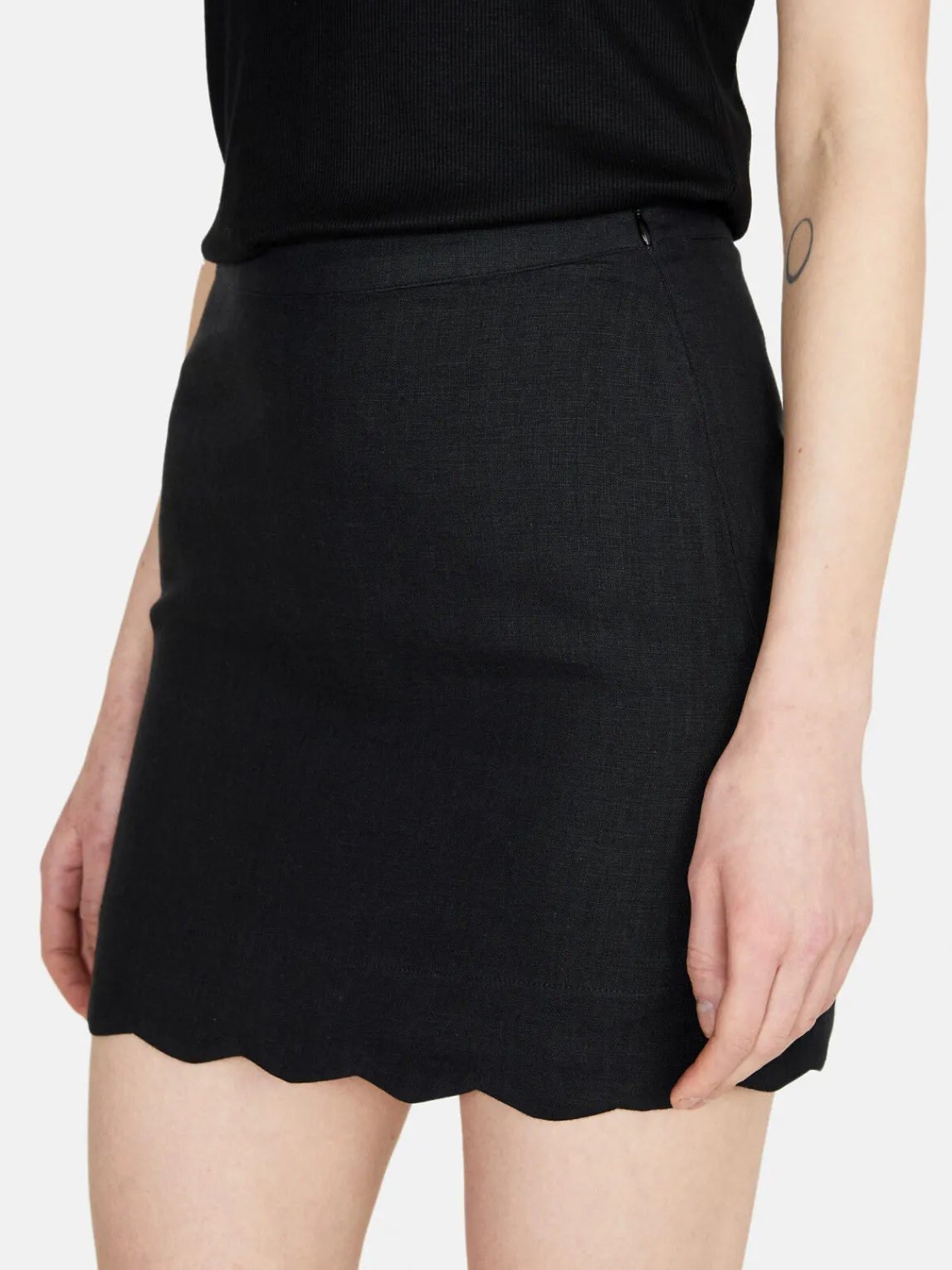 Women Sisley Skirts<Mini Skirt In Linen