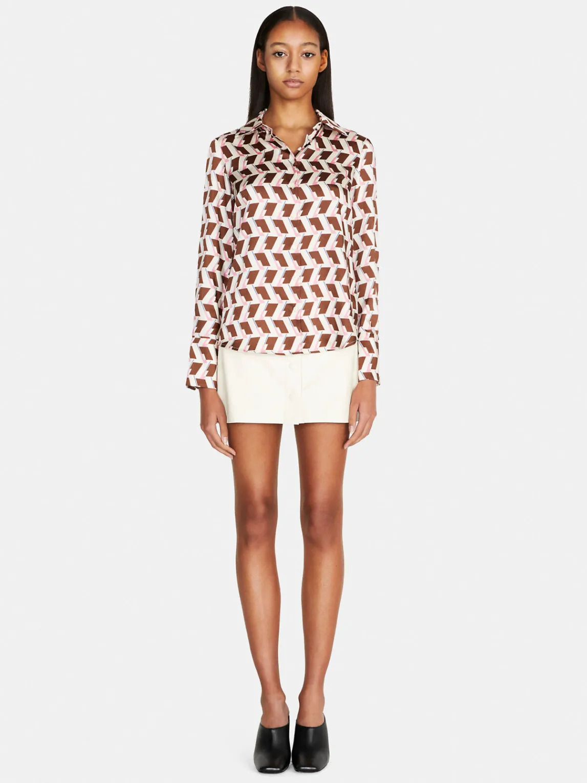 Women Sisley Skirts<Mini Skirt With Buttons