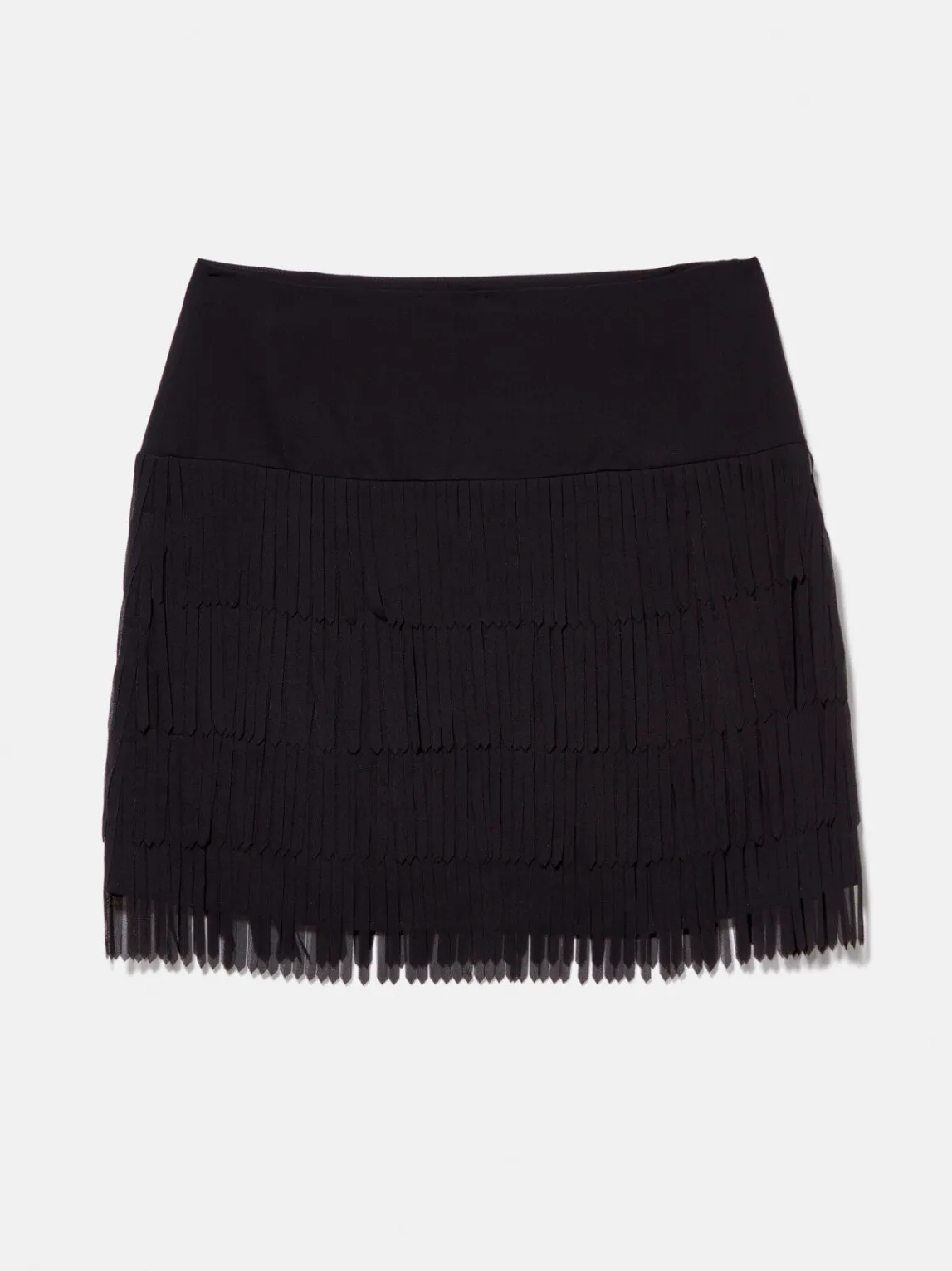 Women Sisley Skirts<Mini Skirt With Fringes