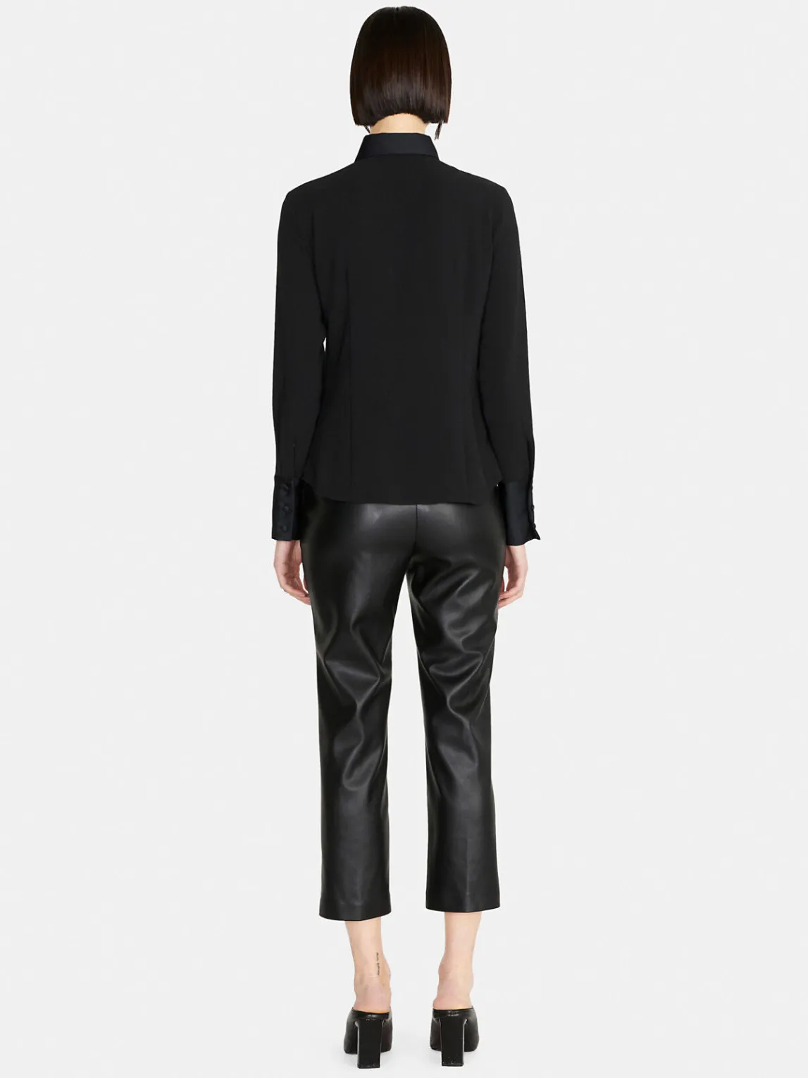 Women Sisley Shirts & Blouses<Mixed Fabric Shirt