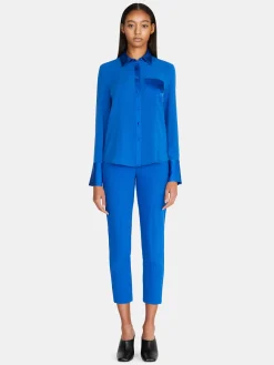 Women Sisley Shirts & Blouses<Mixed Fabric Shirt