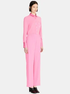 Women Sisley Shirts & Blouses<Mixed Fabric Shirt