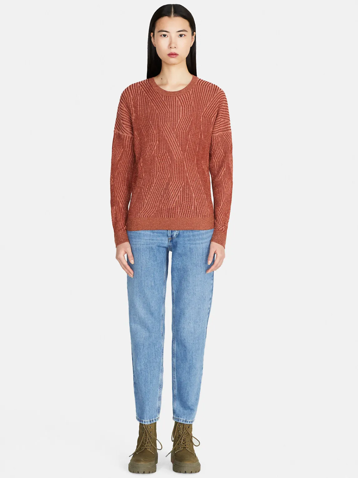 Women Sisley Jumpers & Knitwear<Multicolored Sweater With Lurex