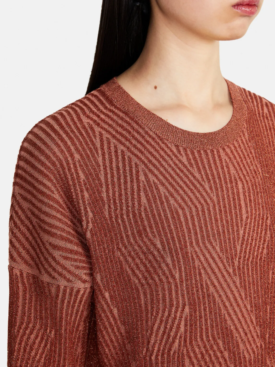 Women Sisley Jumpers & Knitwear<Multicolored Sweater With Lurex