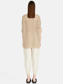 Women Sisley Jumpers & Knitwear<Open-Knit Oversized Sweater