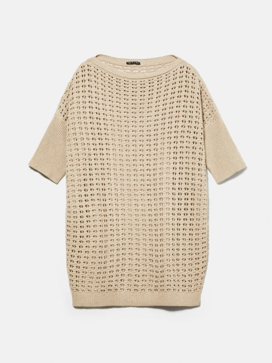 Women Sisley Jumpers & Knitwear<Open-Knit Oversized Sweater