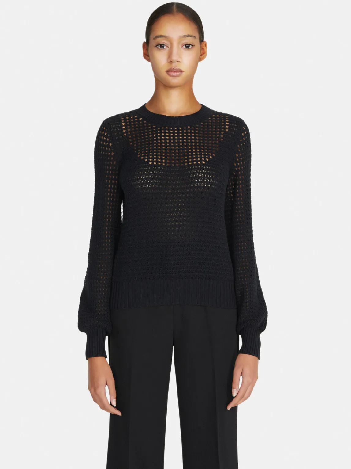 Women Sisley Jumpers & Knitwear<Open-Knit Sweater