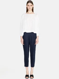 Women Sisley Shirts & Blouses<Oversized Blouse With Pleats