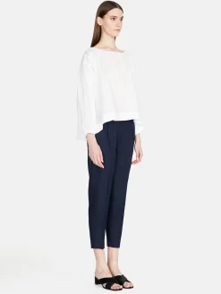 Women Sisley Shirts & Blouses<Oversized Blouse With Pleats