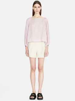 Women Sisley Shirts & Blouses<Oversized Blouse With Pleats