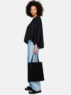 Women Sisley Shirts & Blouses<Oversized Blouse With Pleats
