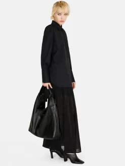 Women Sisley Shirts & Blouses<Oversized Fit Shirt In 100% Cotton