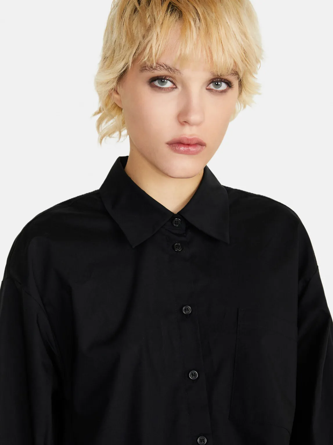 Women Sisley Shirts & Blouses<Oversized Fit Shirt In 100% Cotton