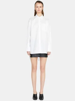Women Sisley Shirts & Blouses<Oversized Fit Shirt In 100% Cotton