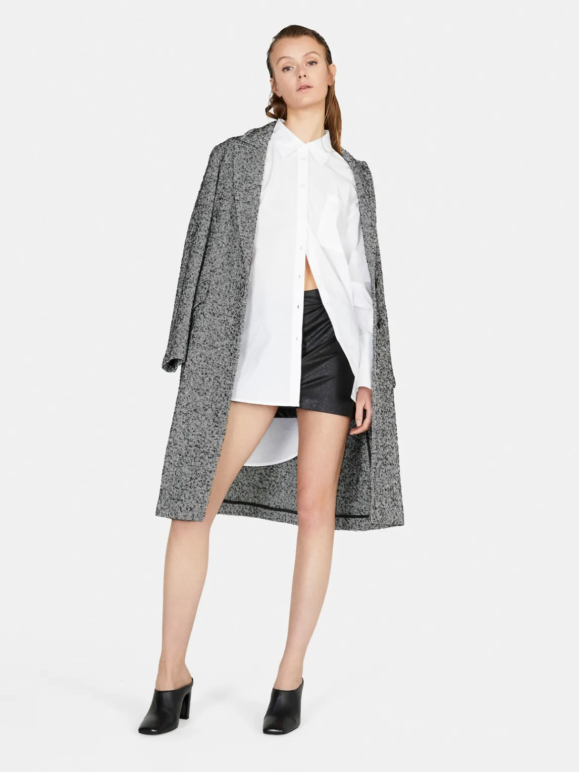 Women Sisley Shirts & Blouses<Oversized Fit Shirt In 100% Cotton