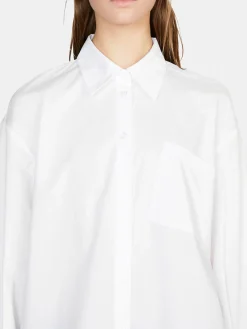 Women Sisley Shirts & Blouses<Oversized Fit Shirt In 100% Cotton