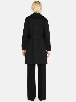 Women Sisley Jackets & Coats<Oversized Trench Coat With Sash
