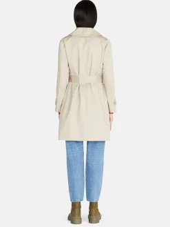 Women Sisley Jackets & Coats<Oversized Trench Coat With Sash