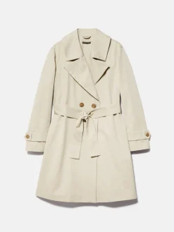 Women Sisley Jackets & Coats<Oversized Trench Coat With Sash