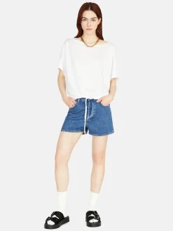 Women Sisley Tops & T-Shirts<Oversized T-Shirt With Drawstring