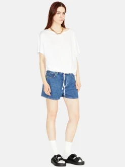 Women Sisley Tops & T-Shirts<Oversized T-Shirt With Drawstring