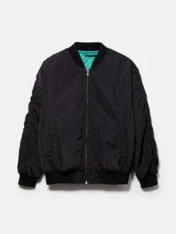 Boys Sisley Jackets & Coats<Padded Bomber Jacket With Graffiti Print