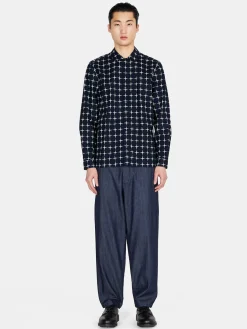 Men Sisley Shirts<Printed Shirt In Linen Blend