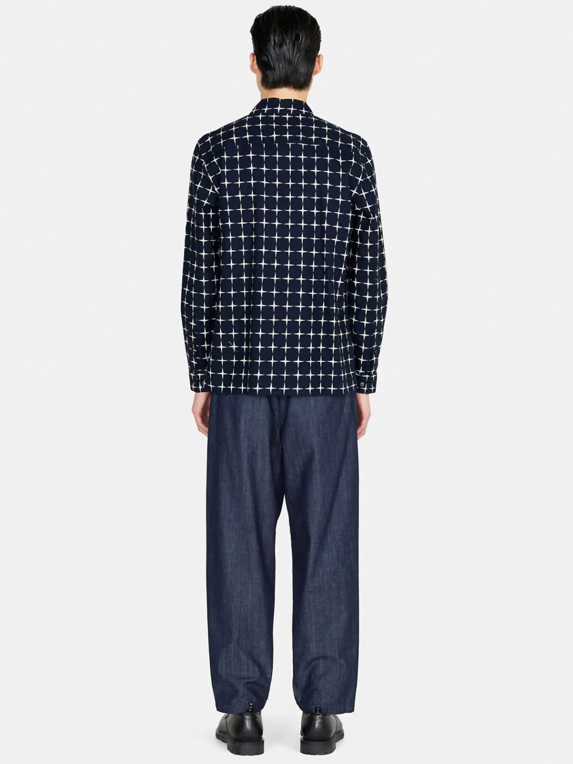 Men Sisley Shirts<Printed Shirt In Linen Blend