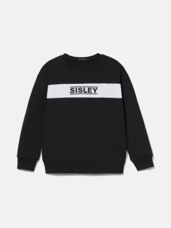 Boys Sisley Jumpers & Cardigans<Pullover Sweatshirt With Logoed Band