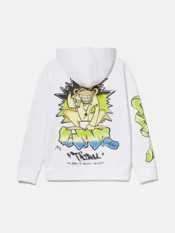 Boys Sisley Jumpers & Cardigans<Pullover Sweatshirt With Graffiti Print