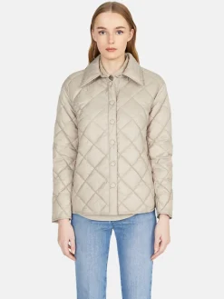 Women Sisley Jackets & Coats<Quilted Shirt-Jacket