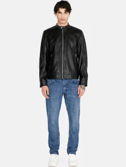 Men Sisley Jackets & Coats<Regular Fit Biker Jacket