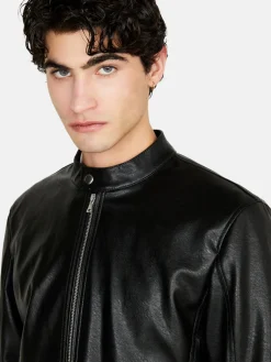 Men Sisley Jackets & Coats<Regular Fit Biker Jacket