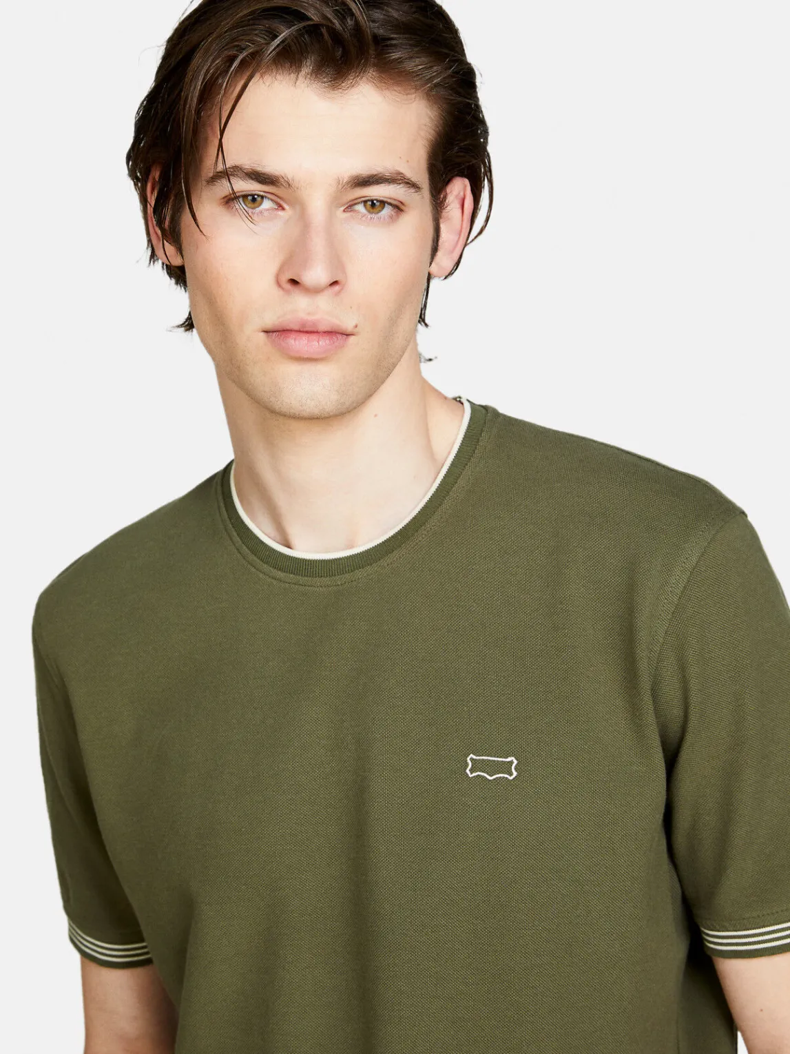Men Sisley T-Shirts<Regular Fit T-Shirt With Embroidery