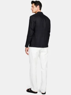 Men Sisley Jackets & Coats<Relaxed Fit 100% Linen Jacket
