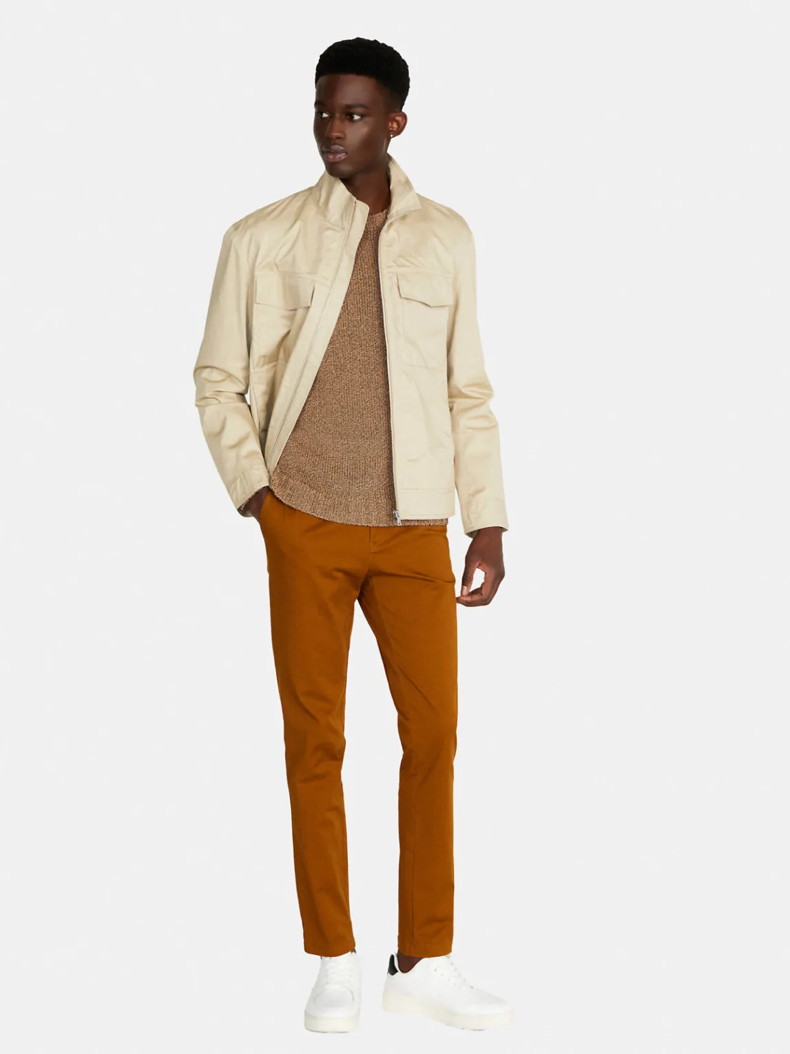 Men Sisley Jumpers & Knitwear<Relaxed Fit Crew Neck Sweater